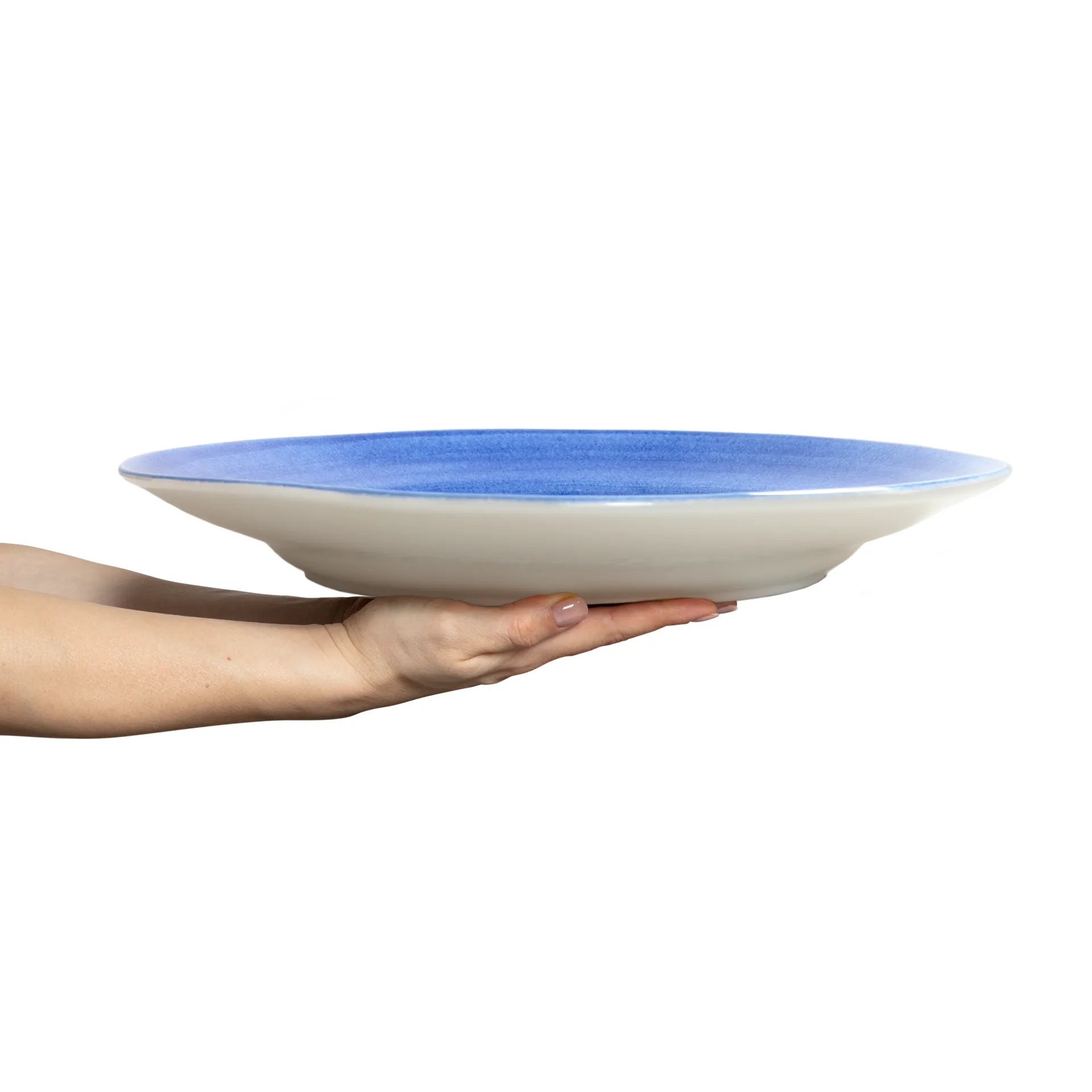 Plat de service Basic Ø41 cm, Bleu clair Mateus