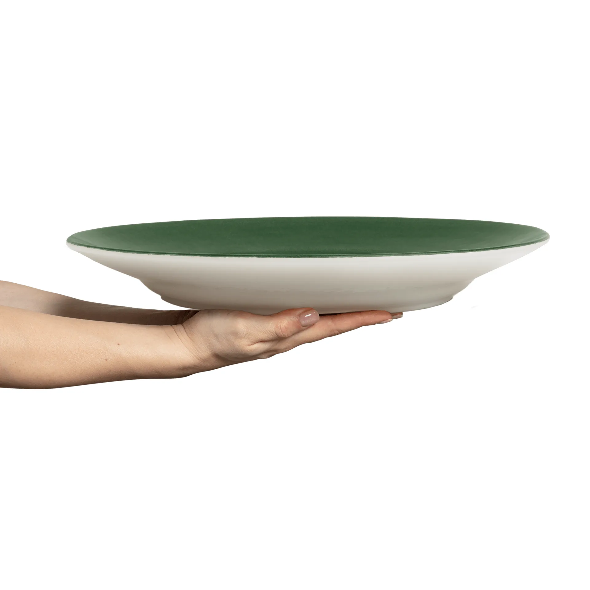 Plat de service Basic Ø41 cm, Forest green Mateus