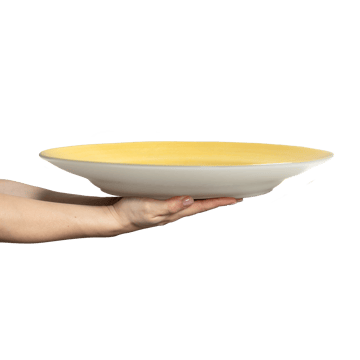 Plat de service Basic Ø41 cm - Jaune - Mateus