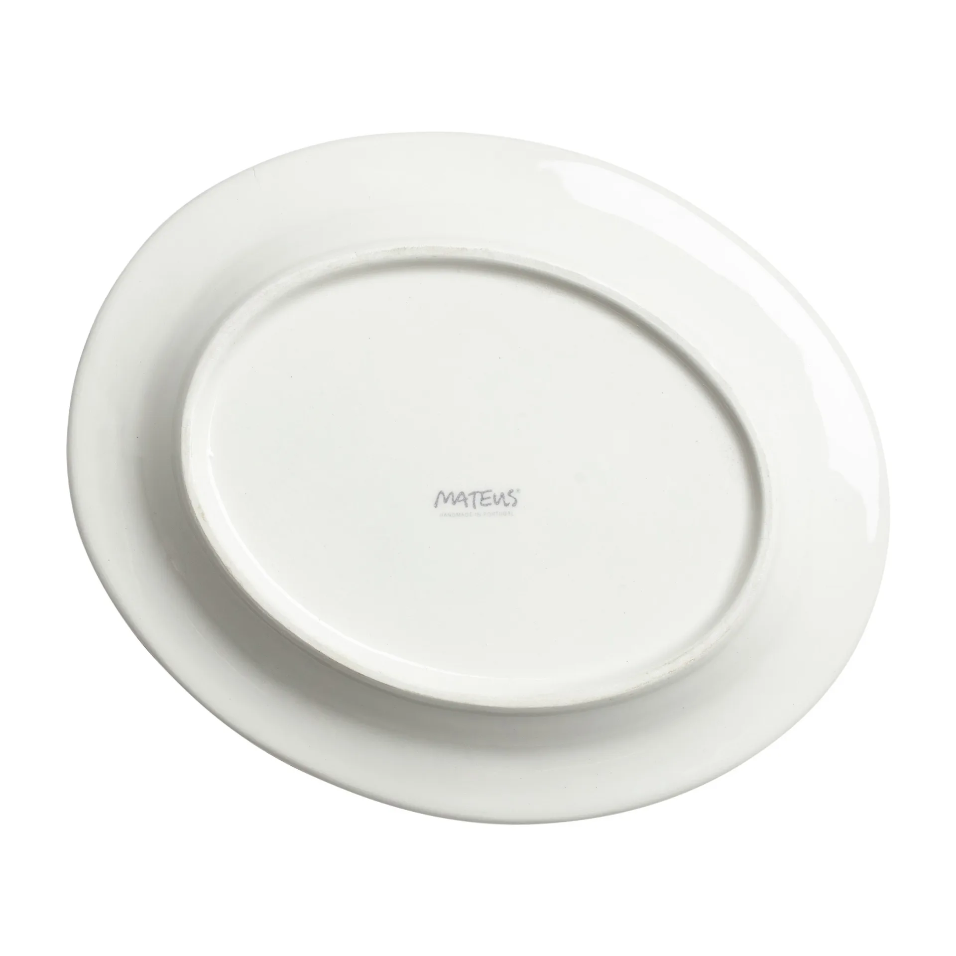 Plat ovale Bubbles 20 cm, Sable Mateus