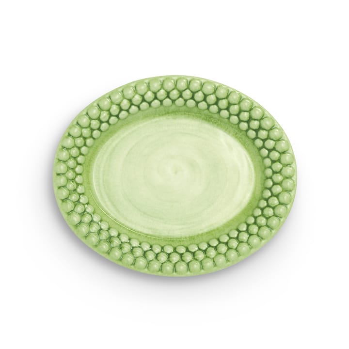 Plat ovale Bubbles 20 cm - Vert - Mateus