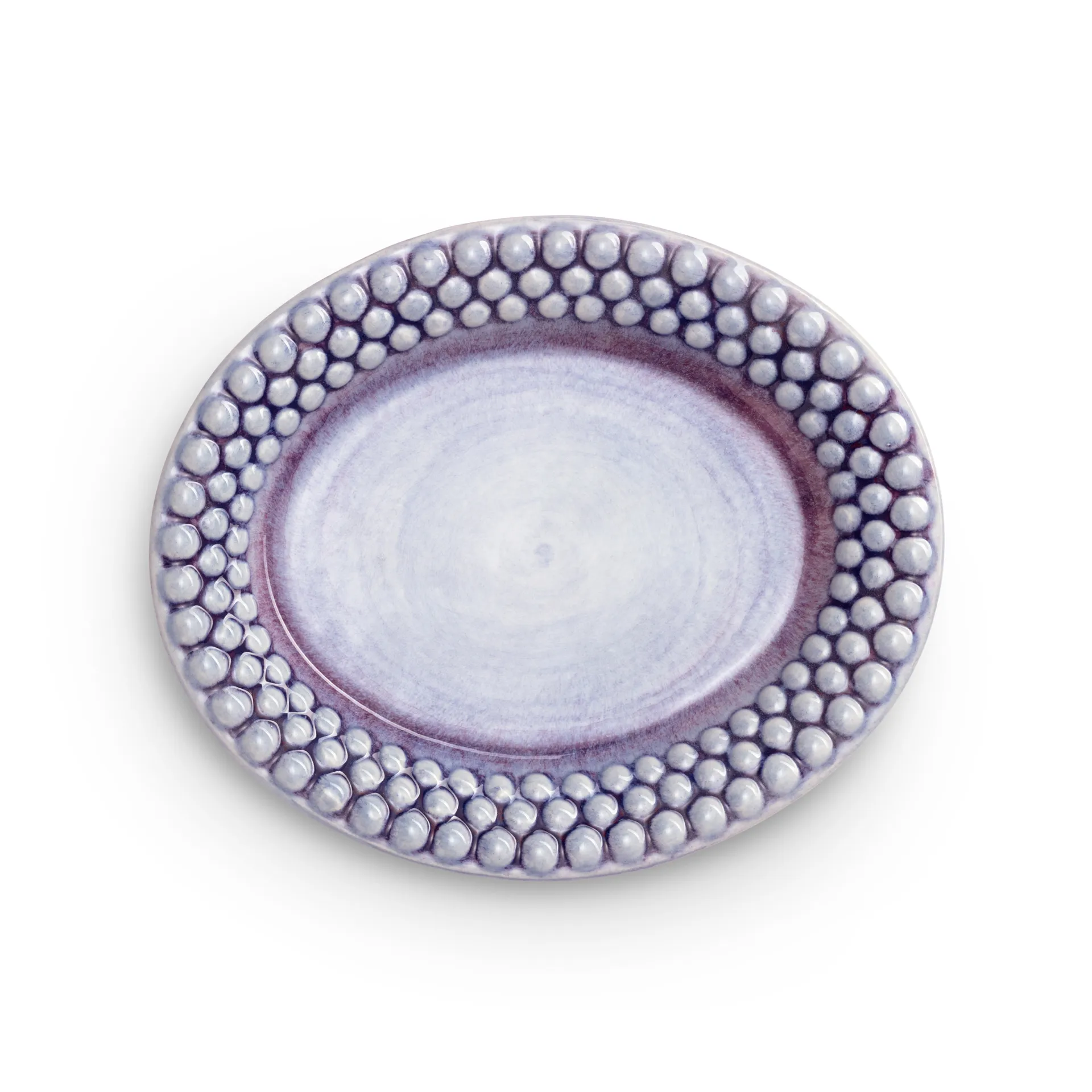 Plat ovale Bubbles 20 cm, Violette Mateus