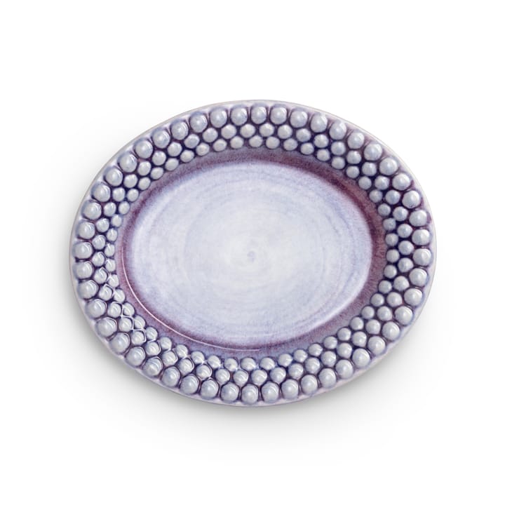 Plat ovale Bubbles 20 cm - Violette - Mateus