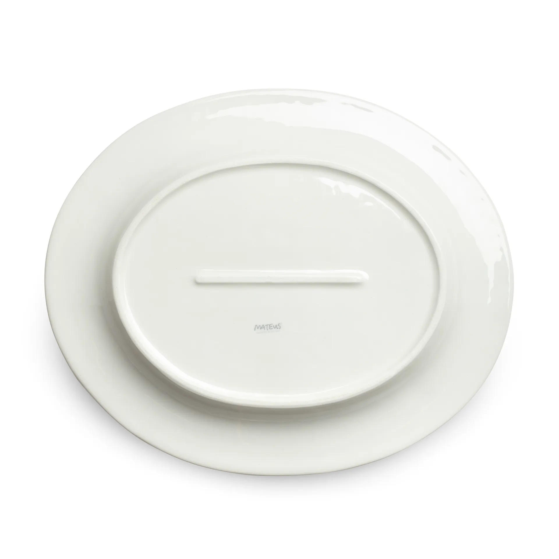 Plat ovale Bubbles 35 cm, Cinnamon Mateus