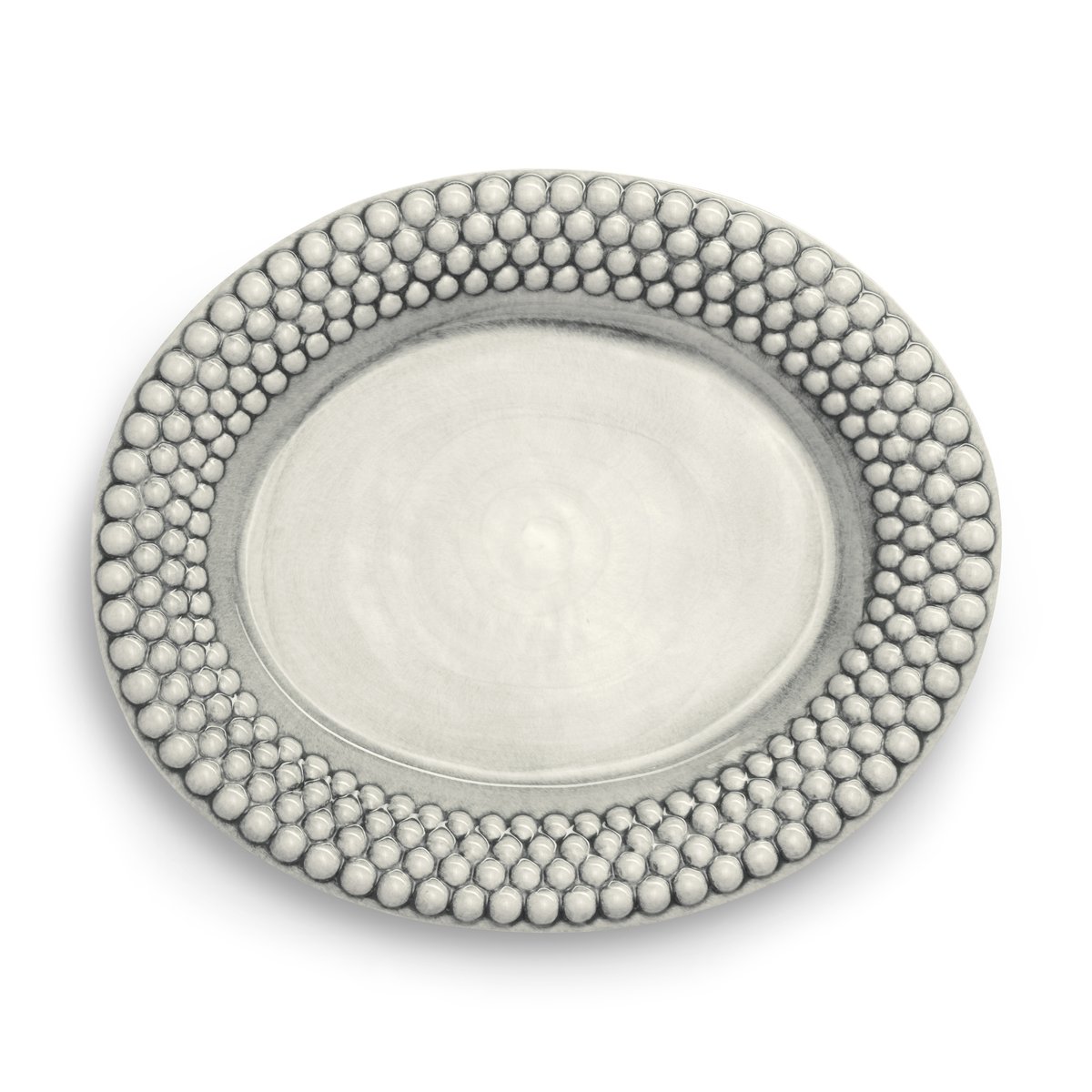 Mateus Plat ovale Bubbles 35 cm Gris | Design Scandinave | Plats de service & plateaux | Gris