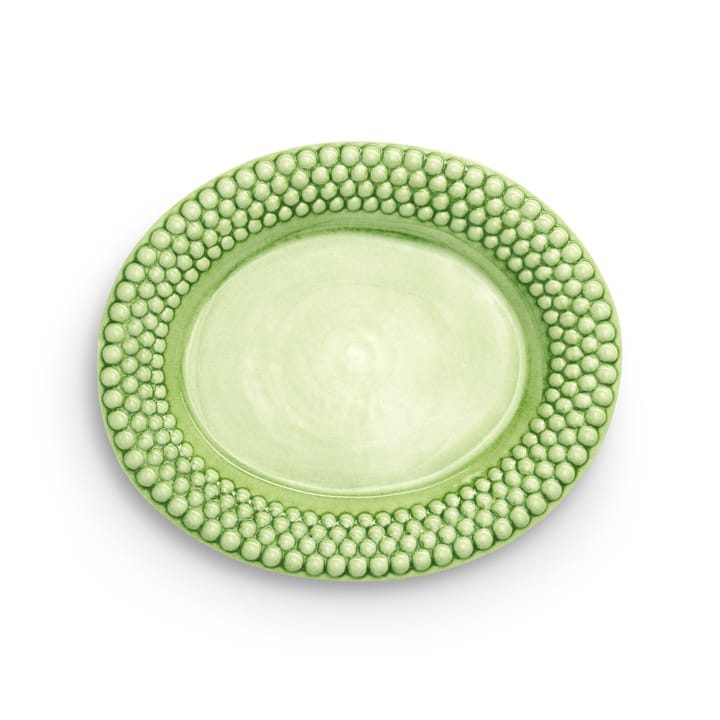 Plat ovale Bubbles 35 cm - Vert - Mateus