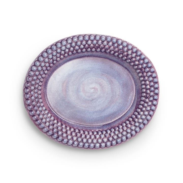 Plat ovale Bubbles 35 cm - Violette - Mateus