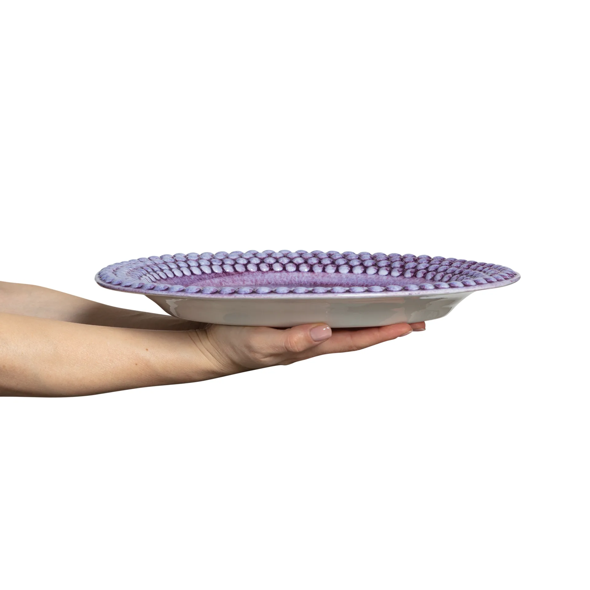 Plat ovale Bubbles 35 cm, Violette Mateus
