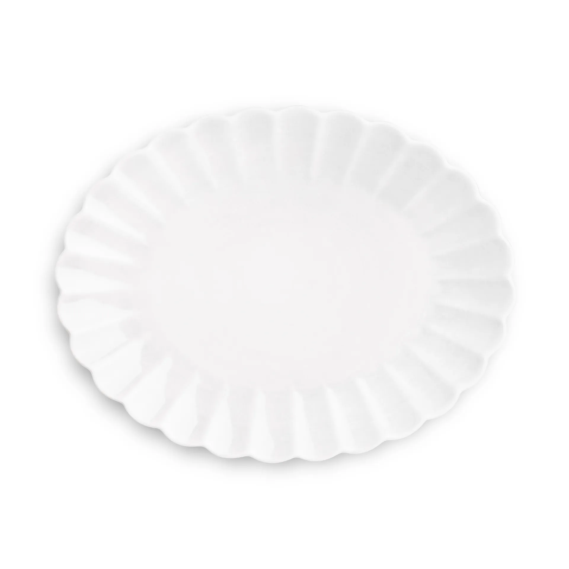 Plat Oyster 30x35 cm, Blanc Mateus