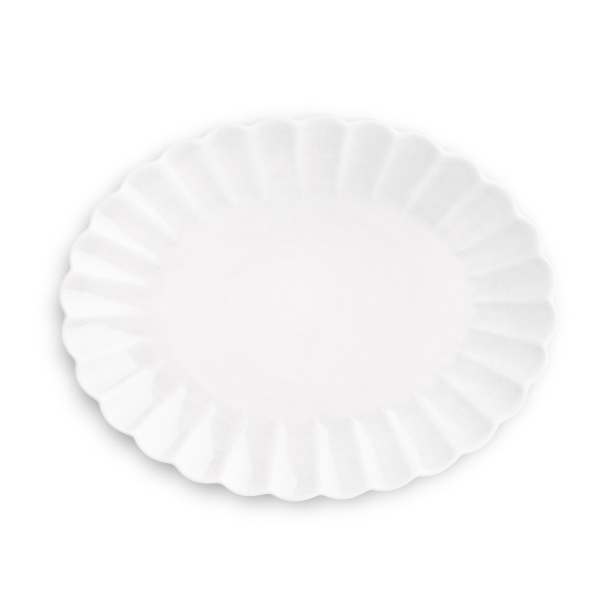 mateus plat oyster 30x35 cm blanc