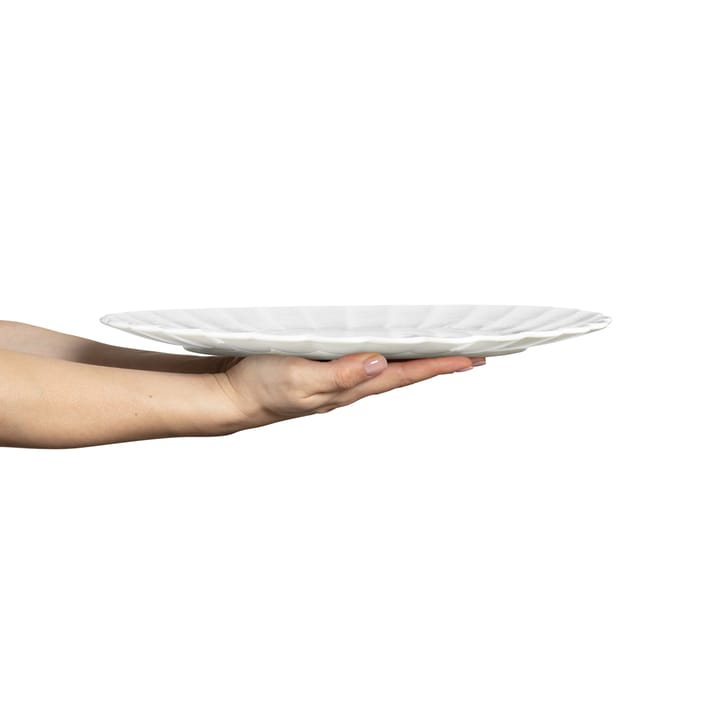 Plat Oyster 30x35 cm, Blanc Mateus