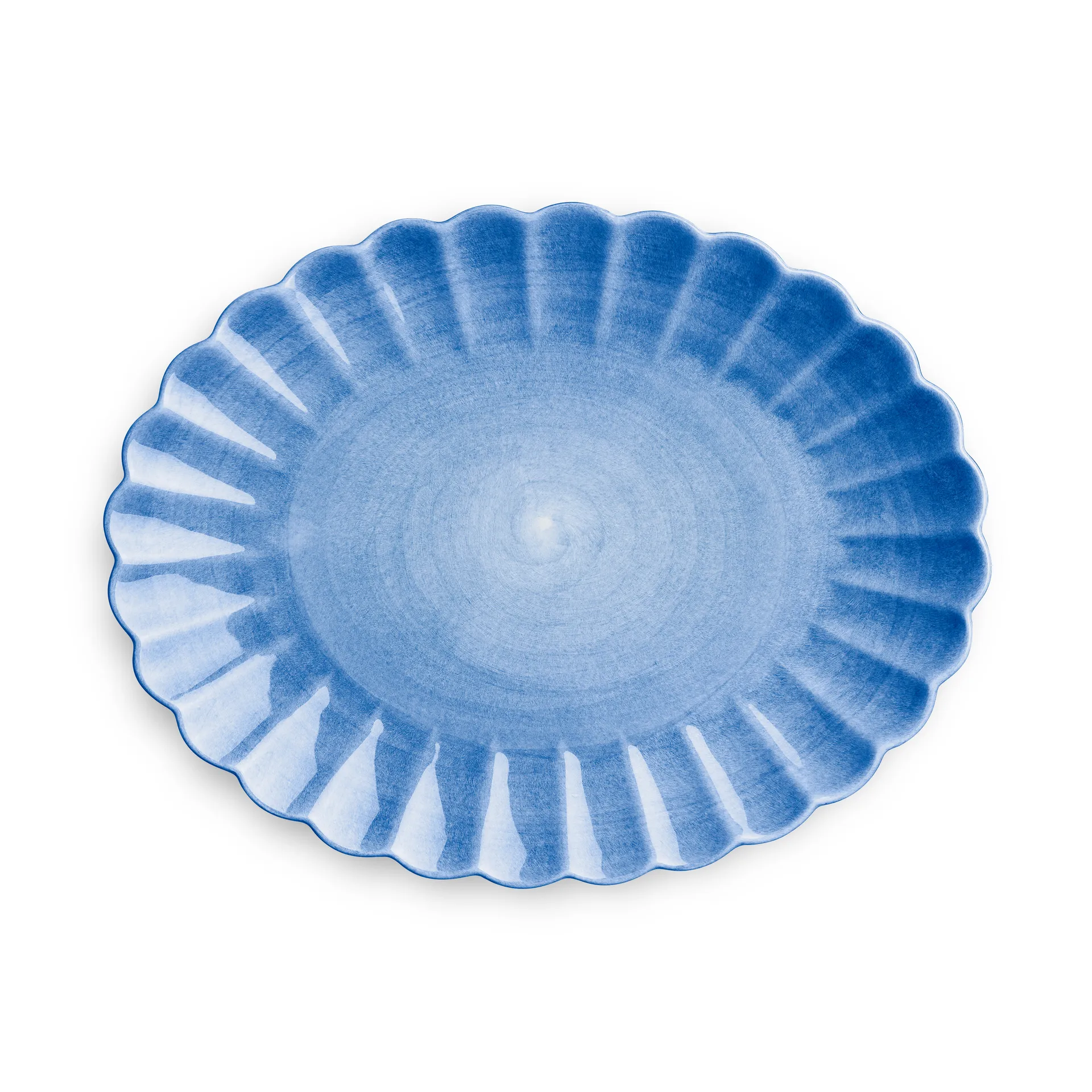 Plat Oyster 30x35 cm, Bleu clair Mateus