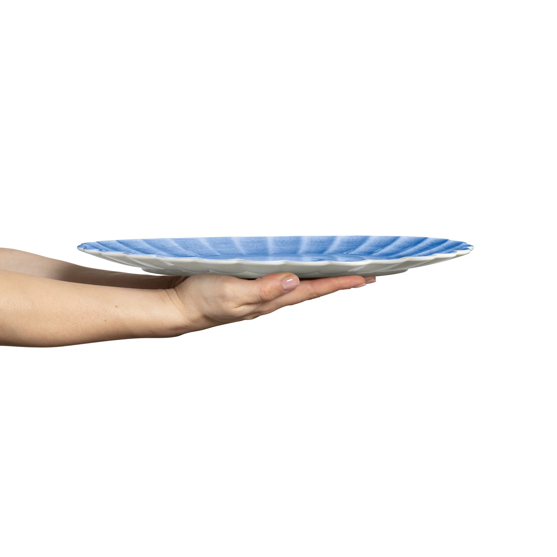 Plat Oyster 30x35 cm, Bleu clair Mateus