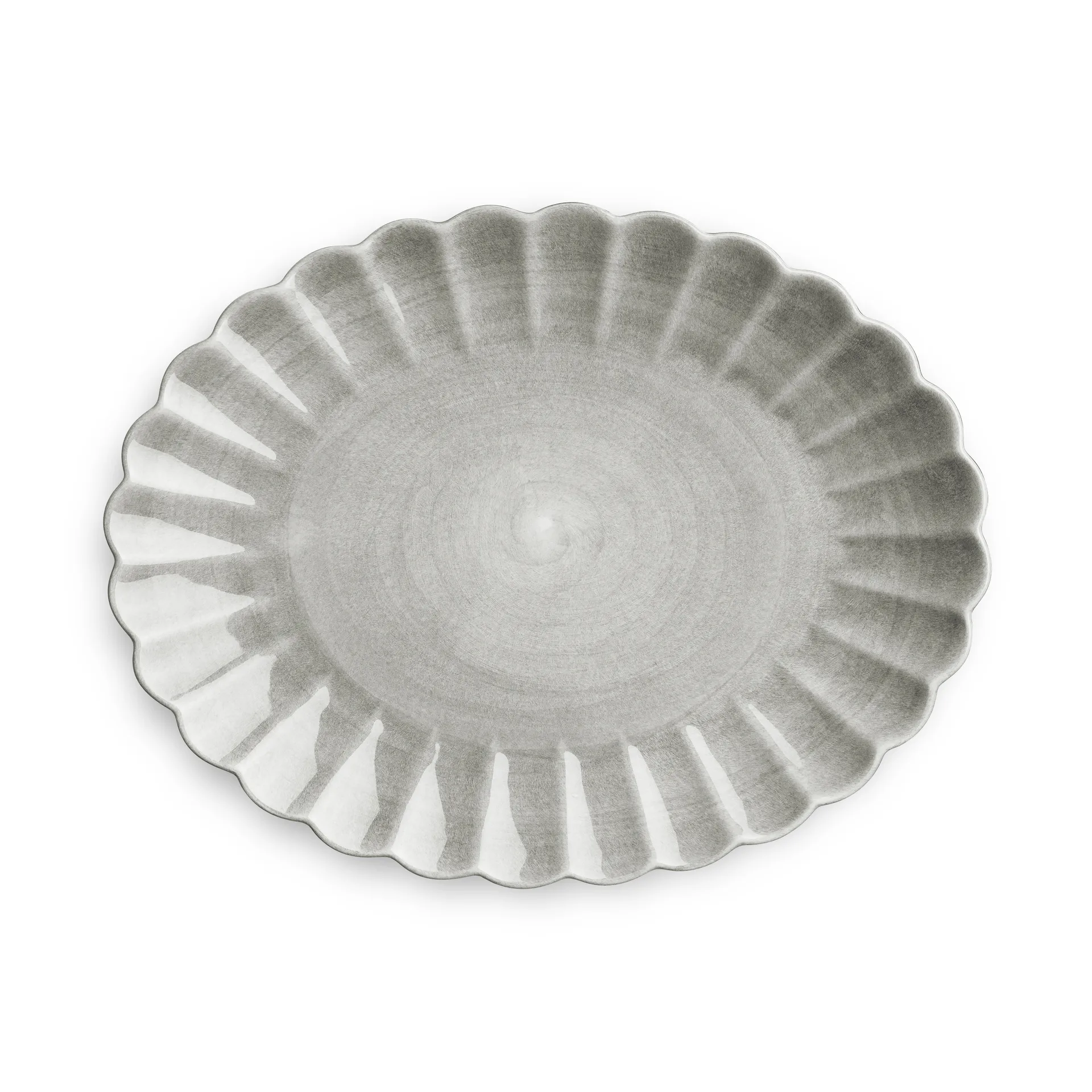Plat Oyster 30x35 cm, Gris Mateus