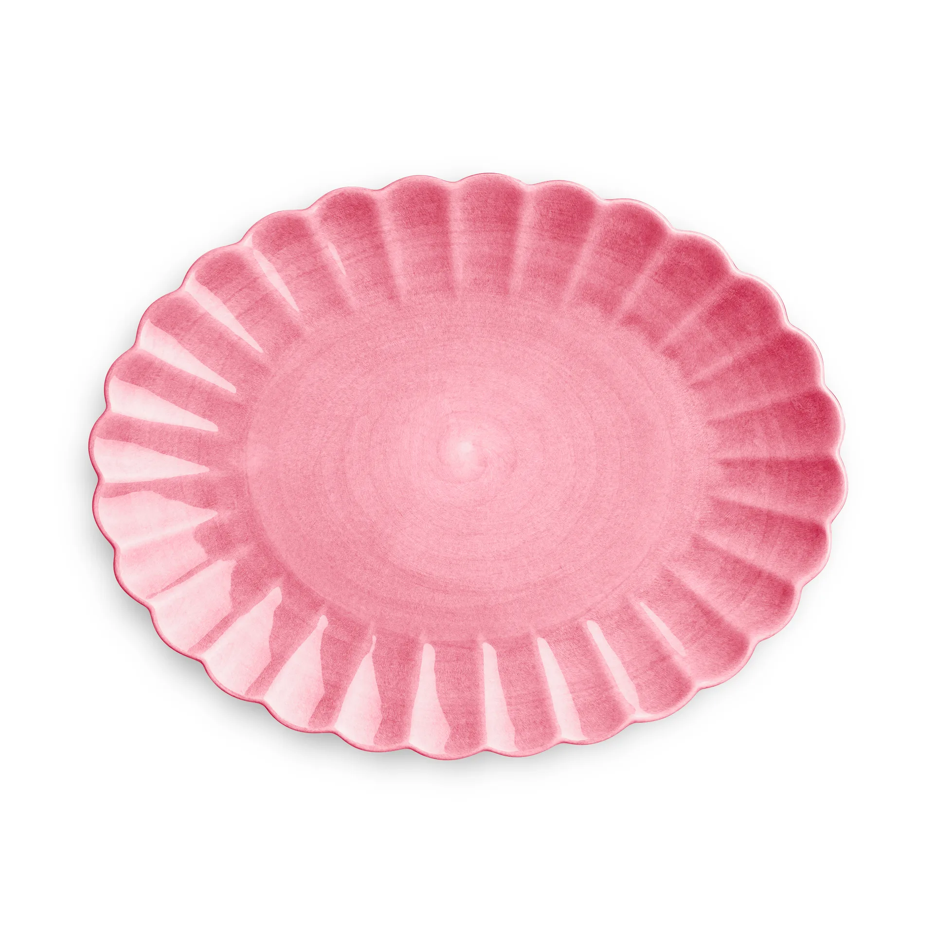 Plat Oyster 30x35 cm, Rose Mateus