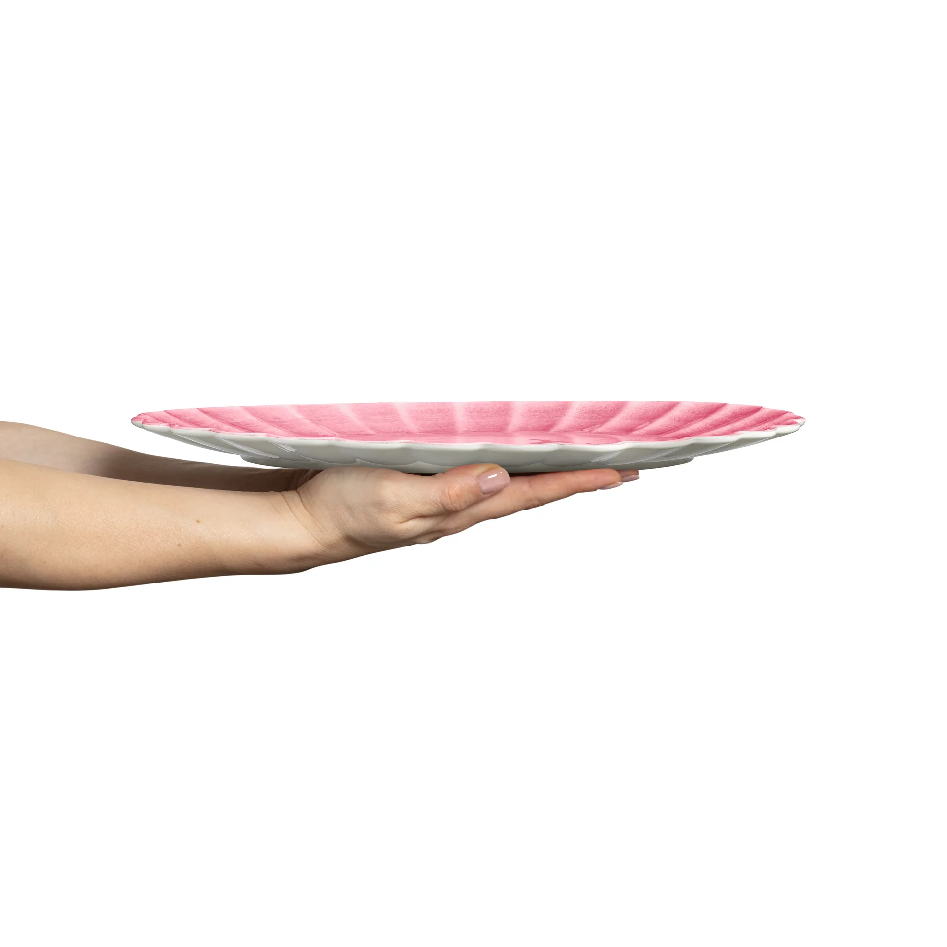 Plat Oyster 30x35 cm, Rose Mateus