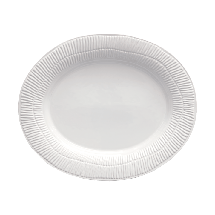 Plat Stripes 30x35 cm - Blanc - Mateus