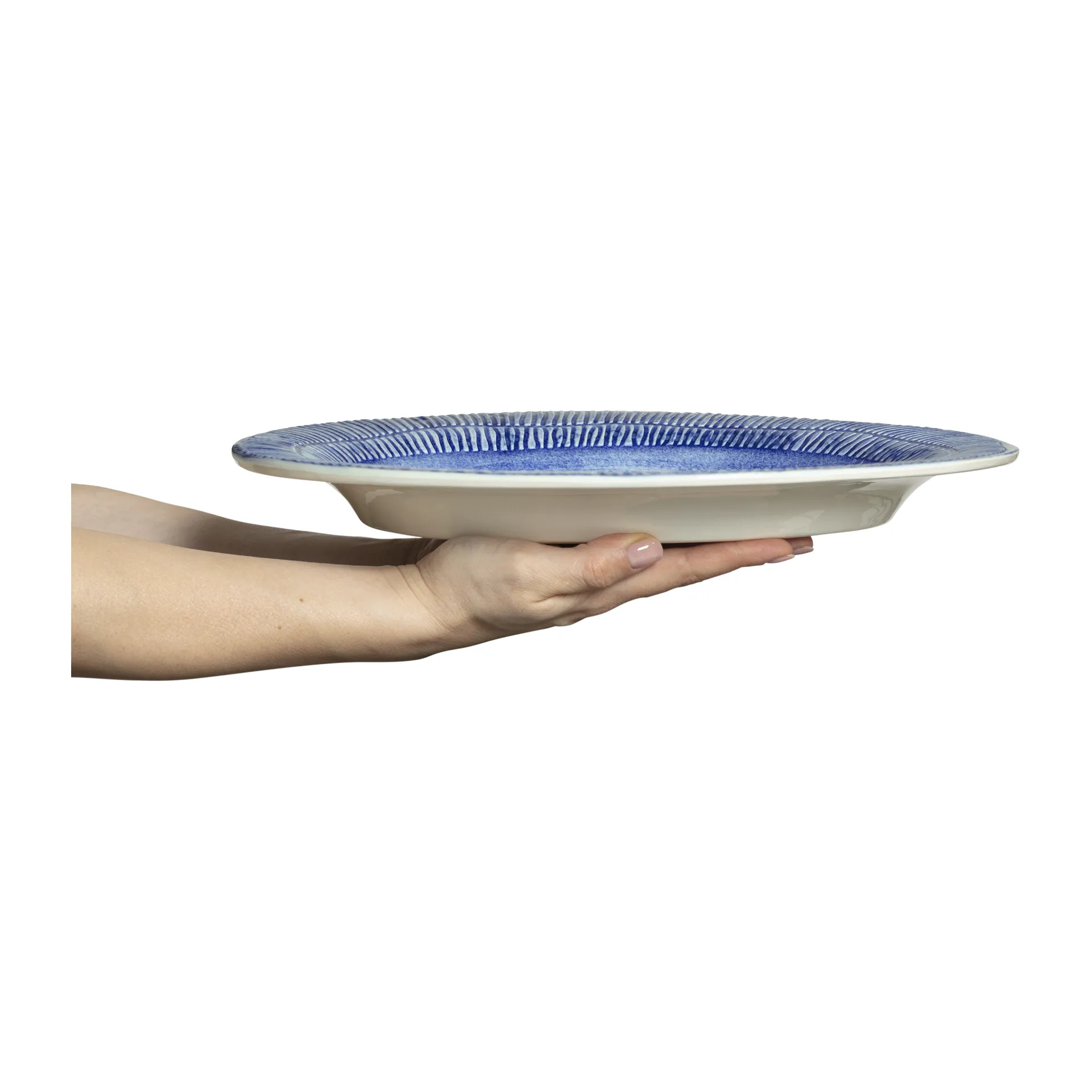 Plat Stripes 30x35 cm, Bleu clair Mateus