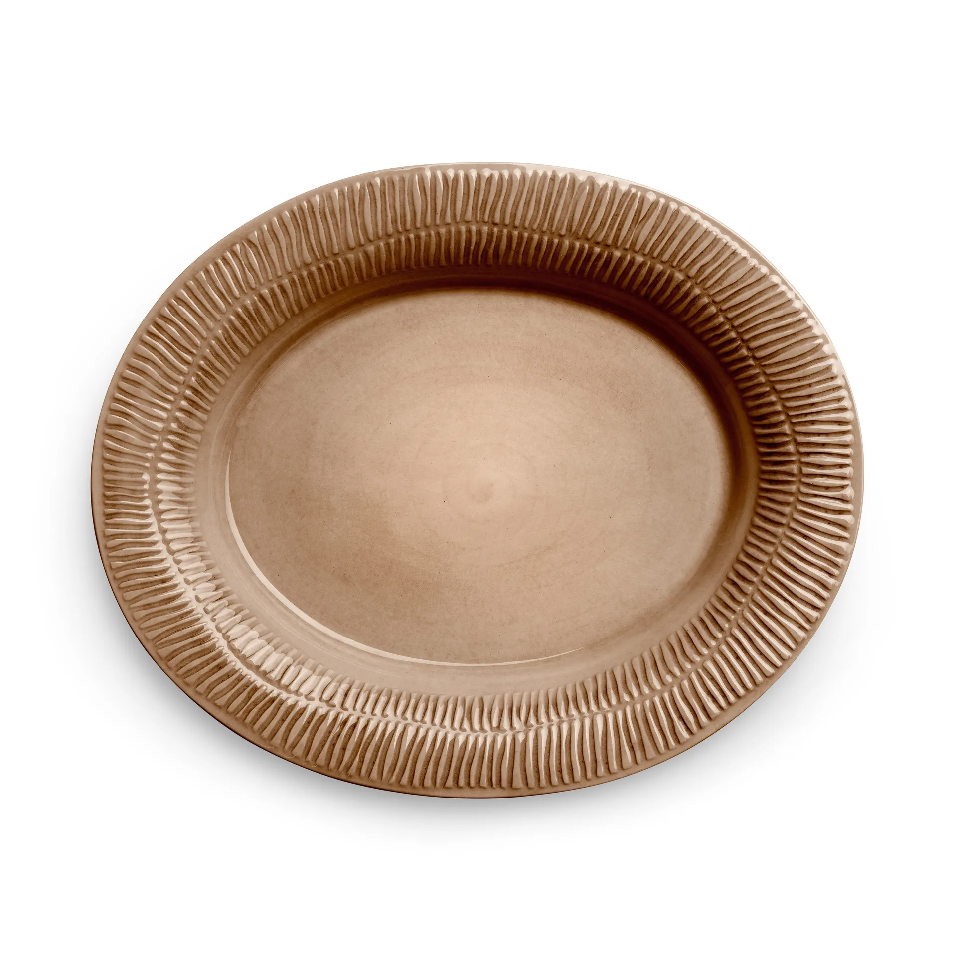 Plat Stripes 30x35 cm, Cinnamon Mateus
