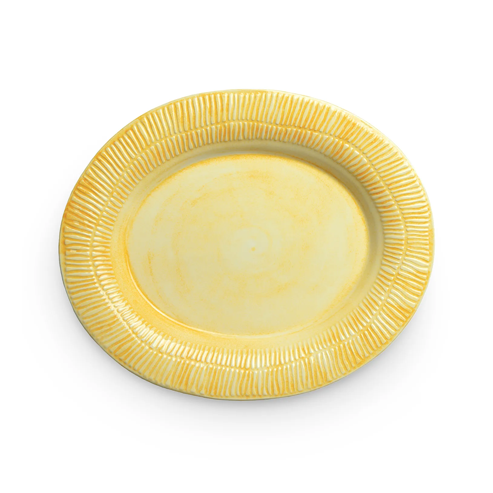 Plat Stripes 30x35 cm, Jaune Mateus
