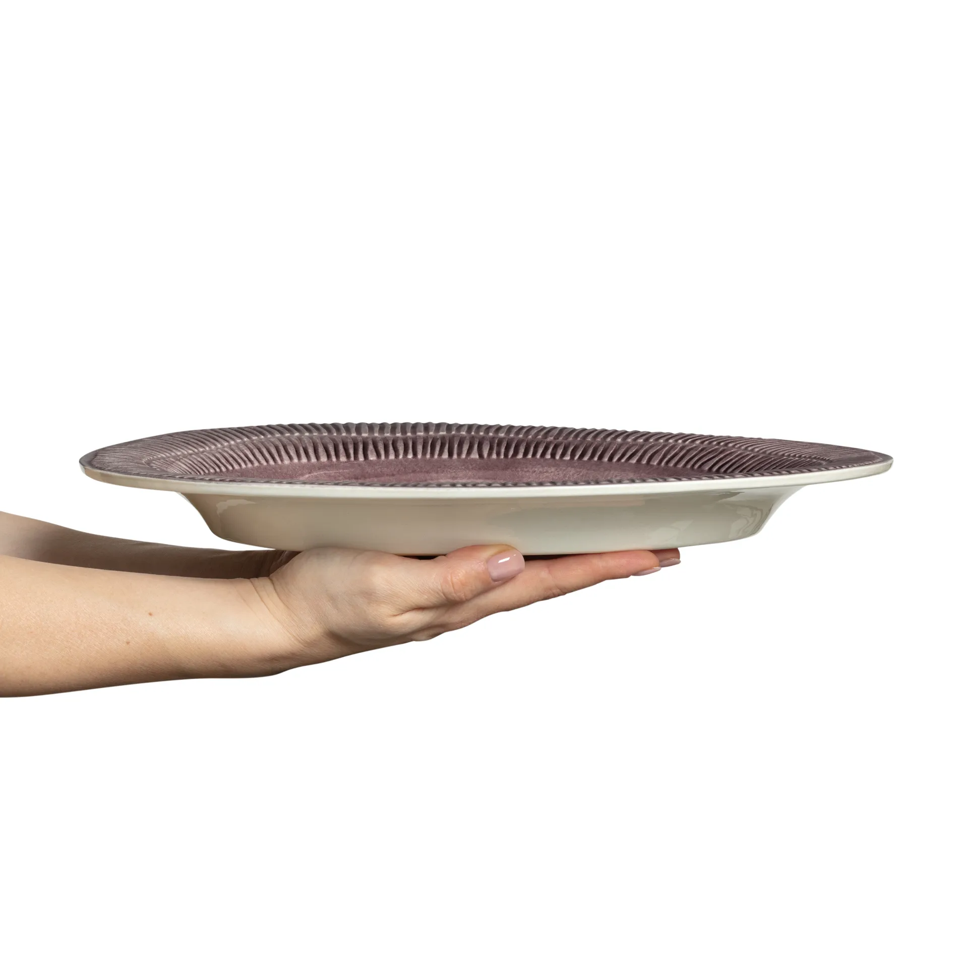 Plat Stripes 30x35 cm, Plum Mateus