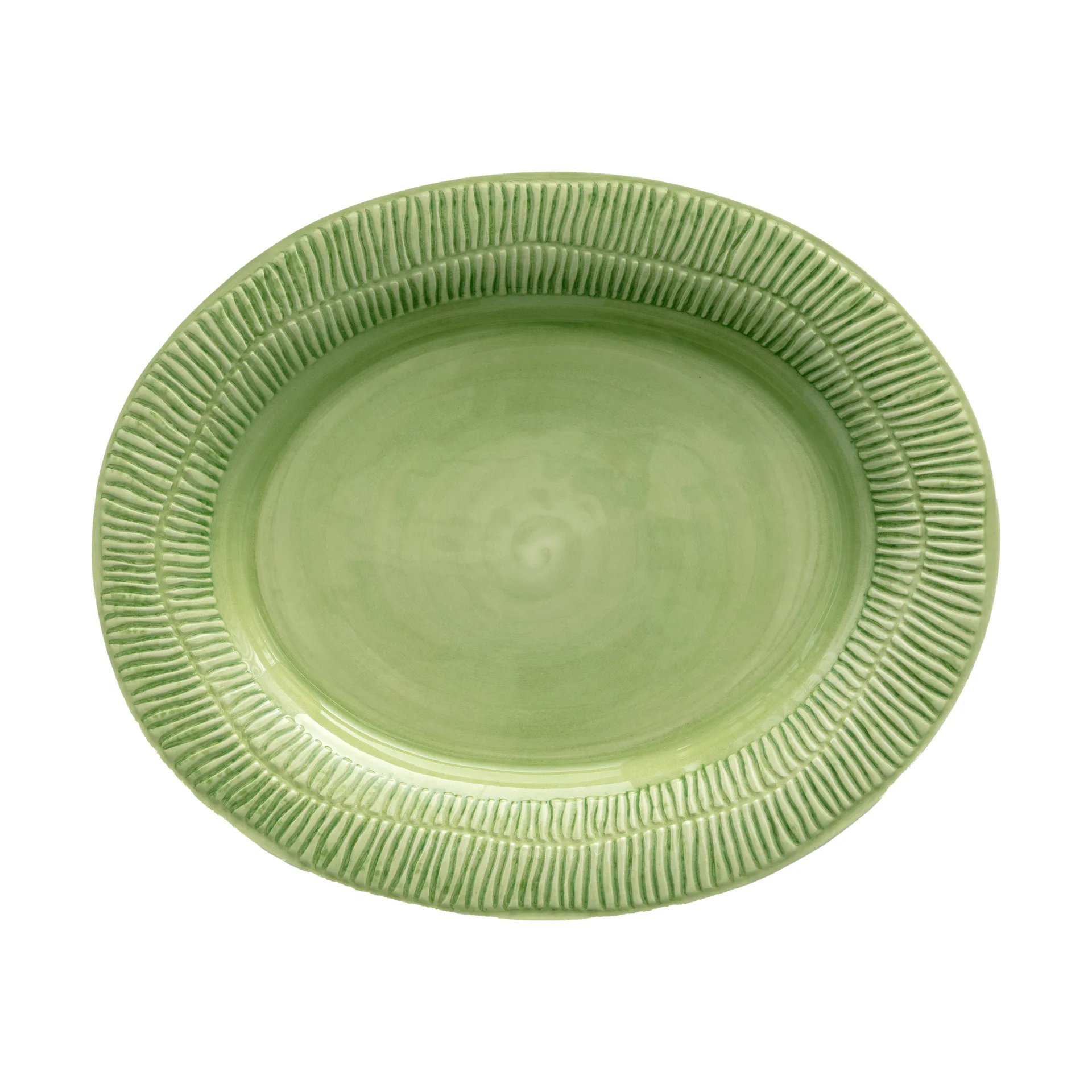 Plat Stripes 30x35 cm, Vert Mateus