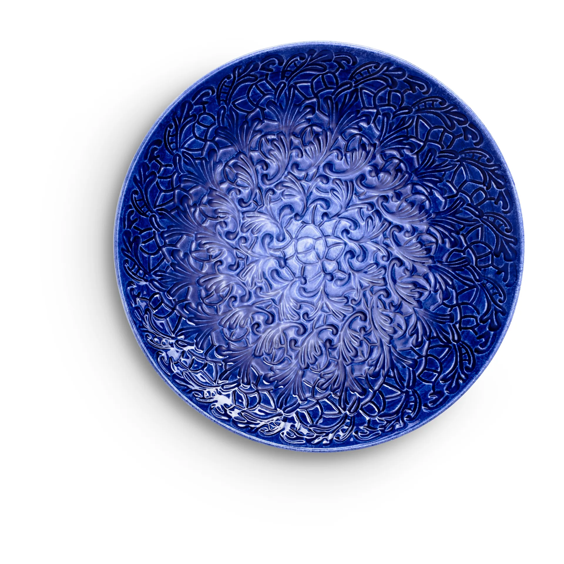 Soucoupe Lace 34 cm, Bleu Mateus