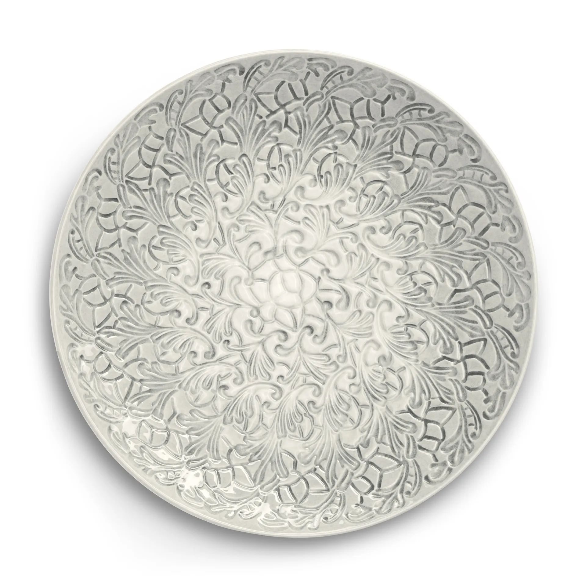 Soucoupe Lace 34 cm, Gris Mateus