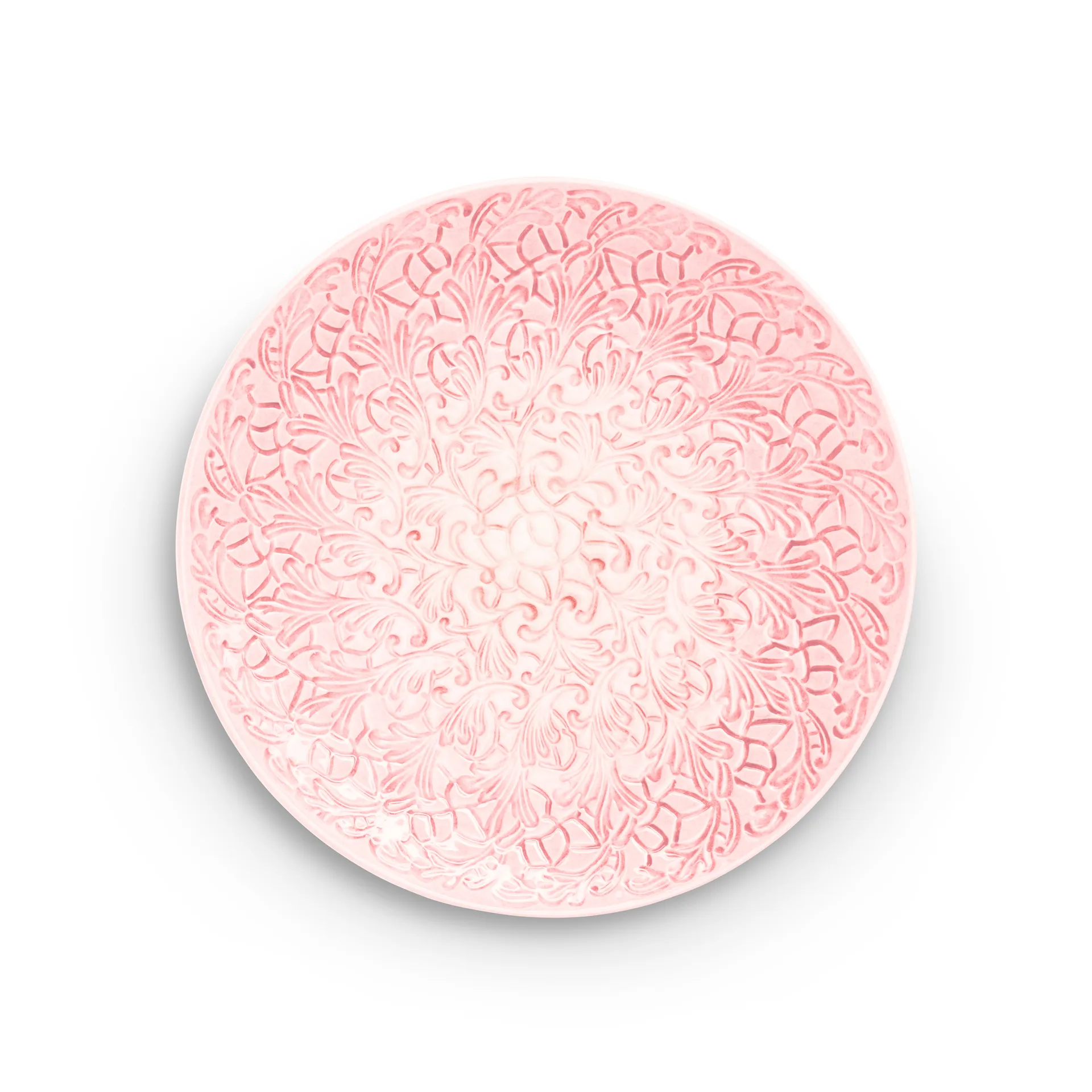 Soucoupe Lace 34 cm, Rose clair Mateus