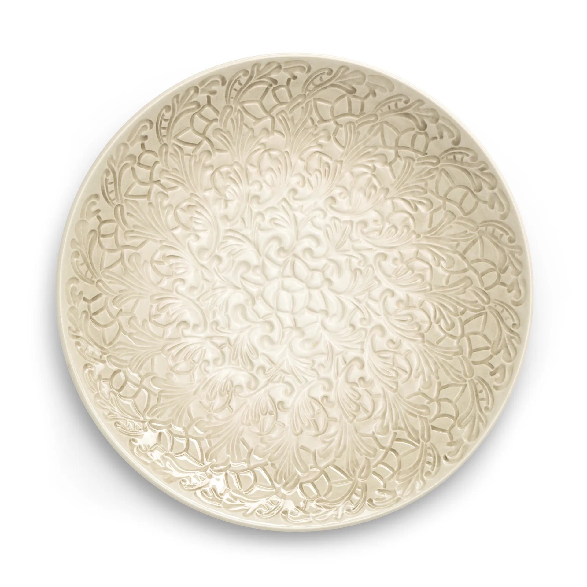Soucoupe Lace 34 cm, Sable Mateus