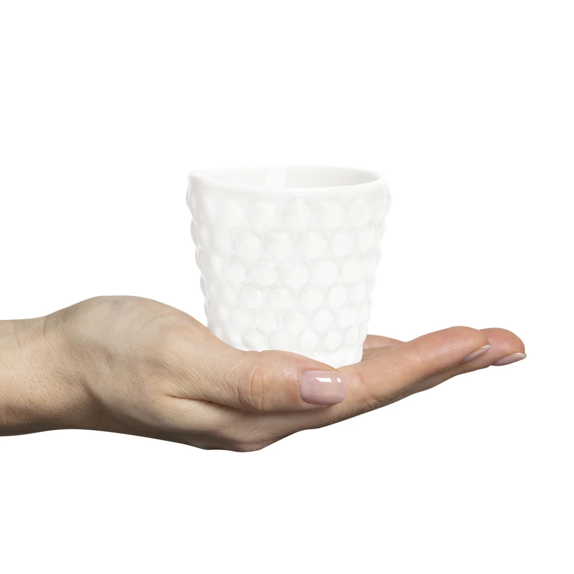 Tasse à expresso Bubbles 10 cl, Blanc Mateus