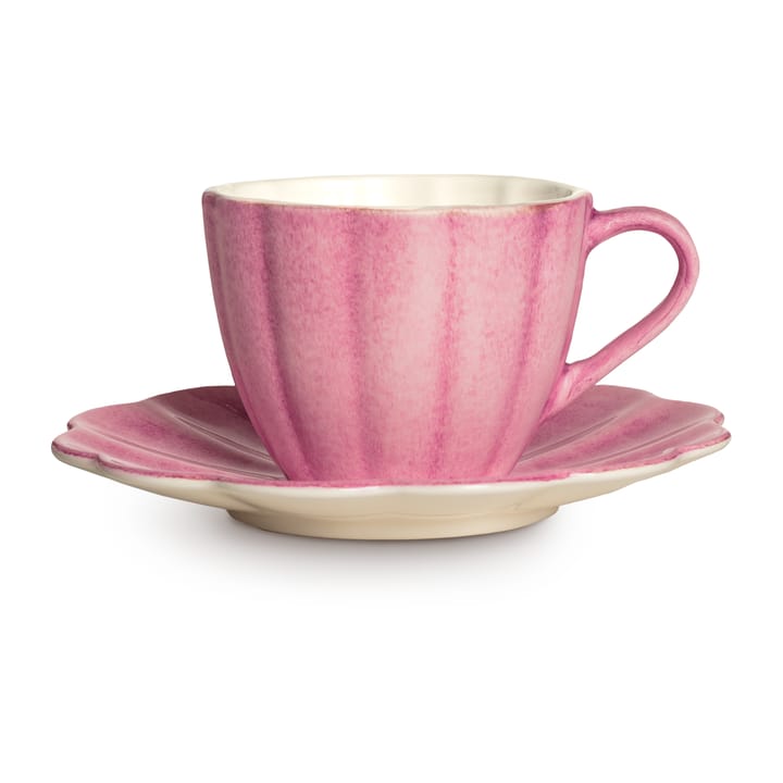 Tasse et soucoupe Oyster 25 cl - Rose - Mateus