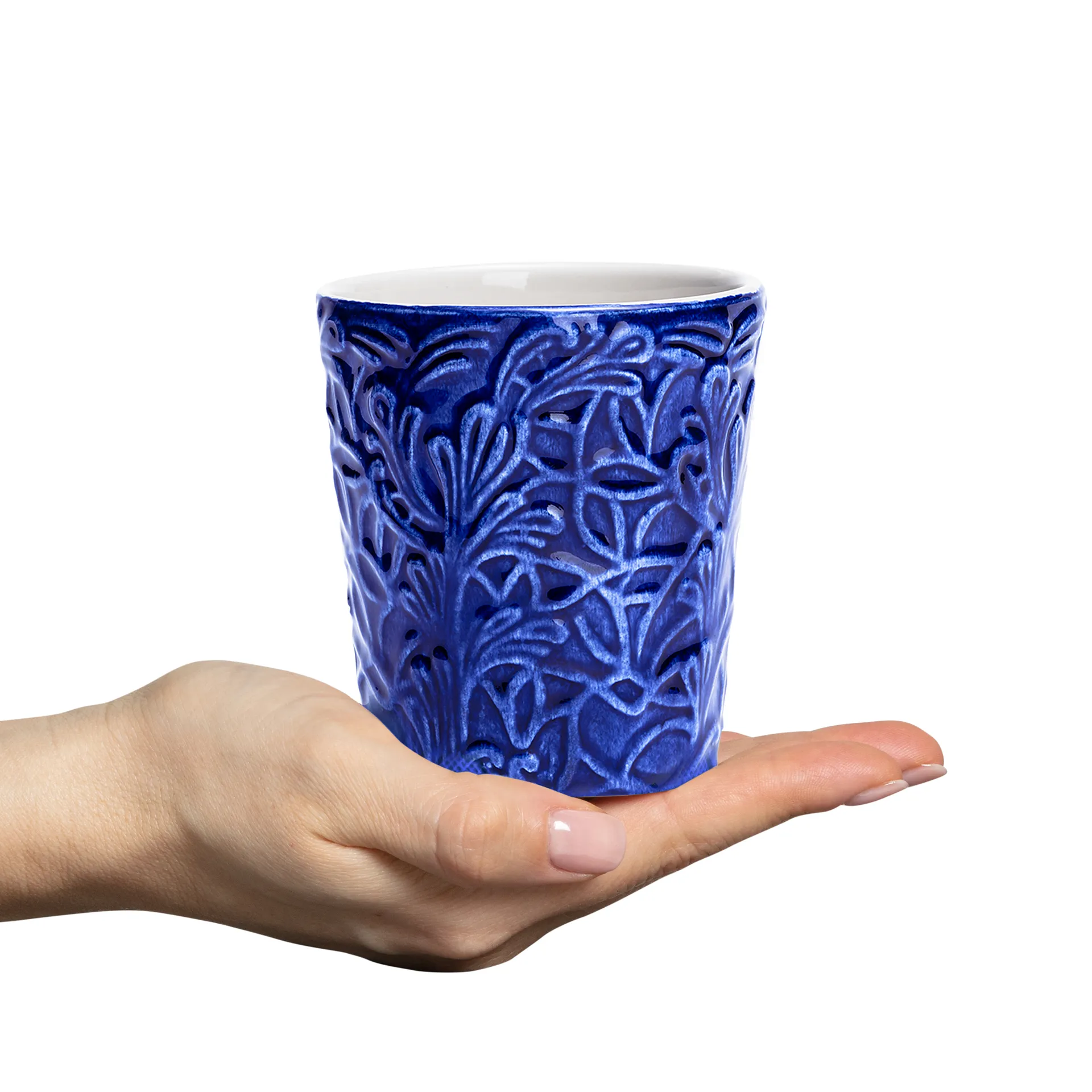 Tasse Lace 30 cl, Bleu Mateus