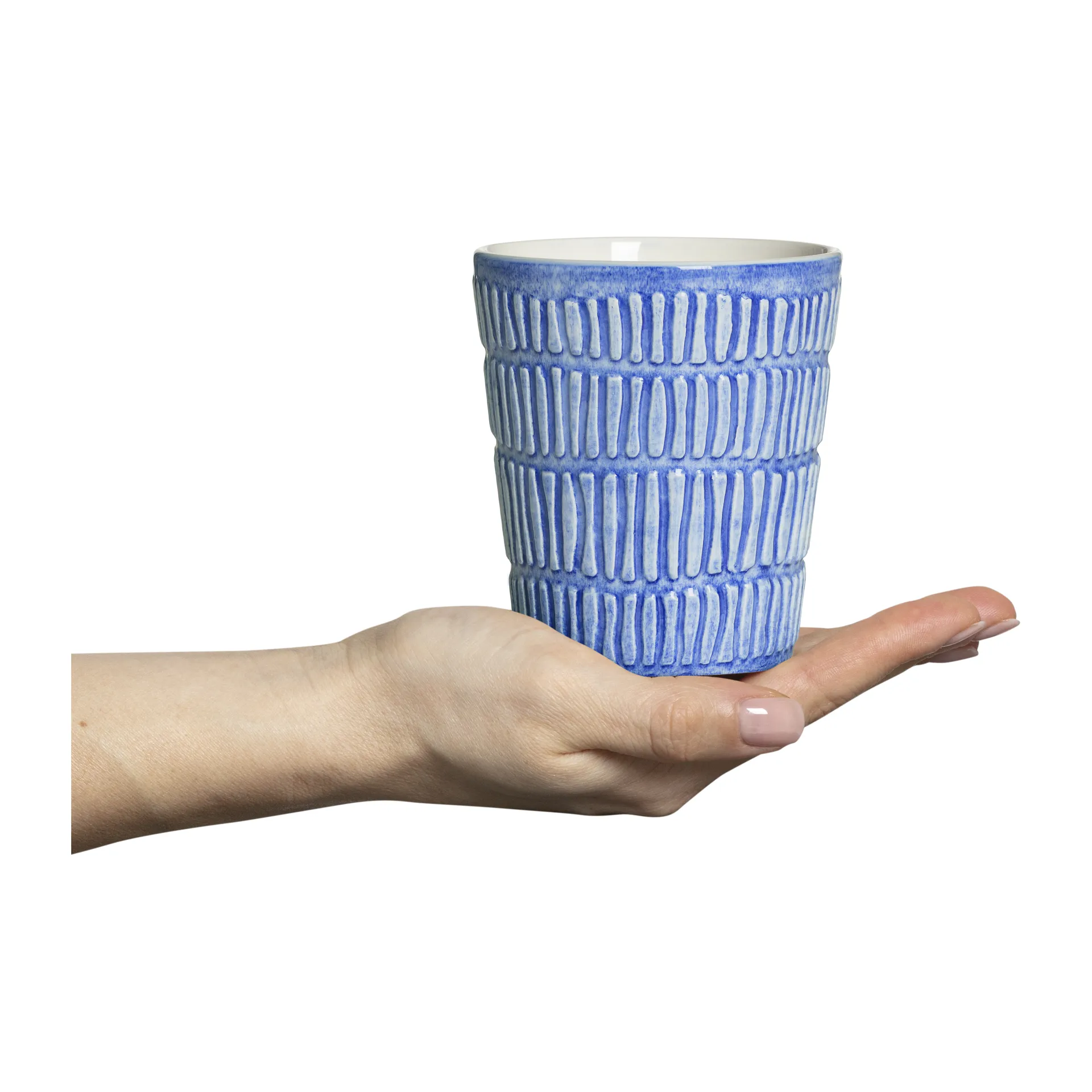 Tasse Stripes 30 cl, Bleu clair Mateus
