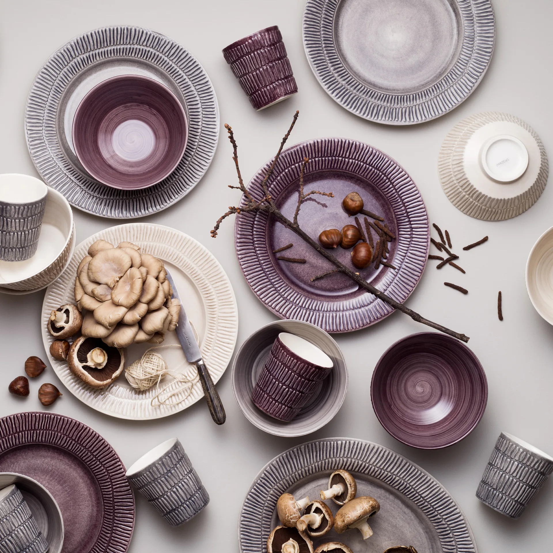 Tasse Stripes 30 cl, Gris Mateus