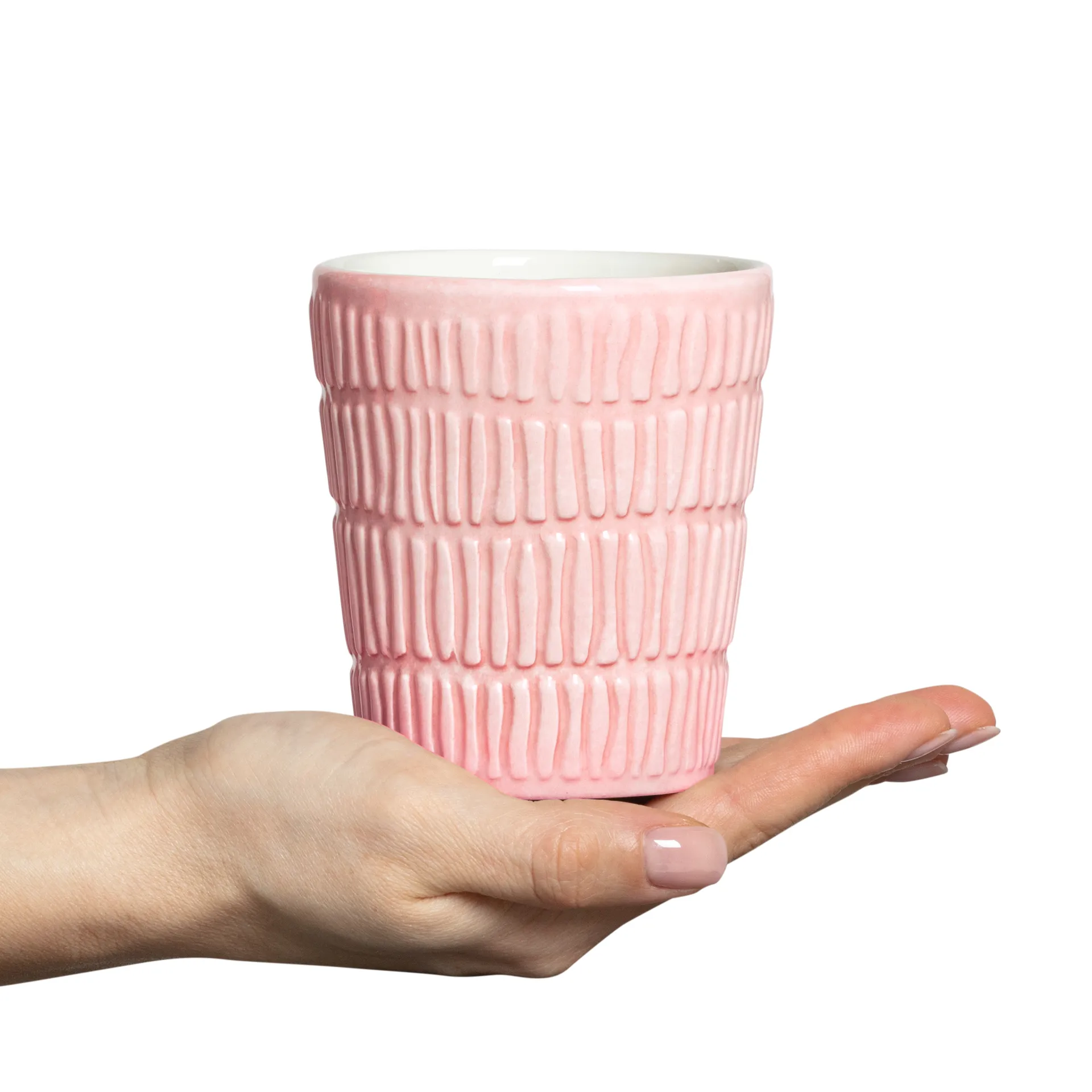 Tasse Stripes 30 cl, Rose clair Mateus