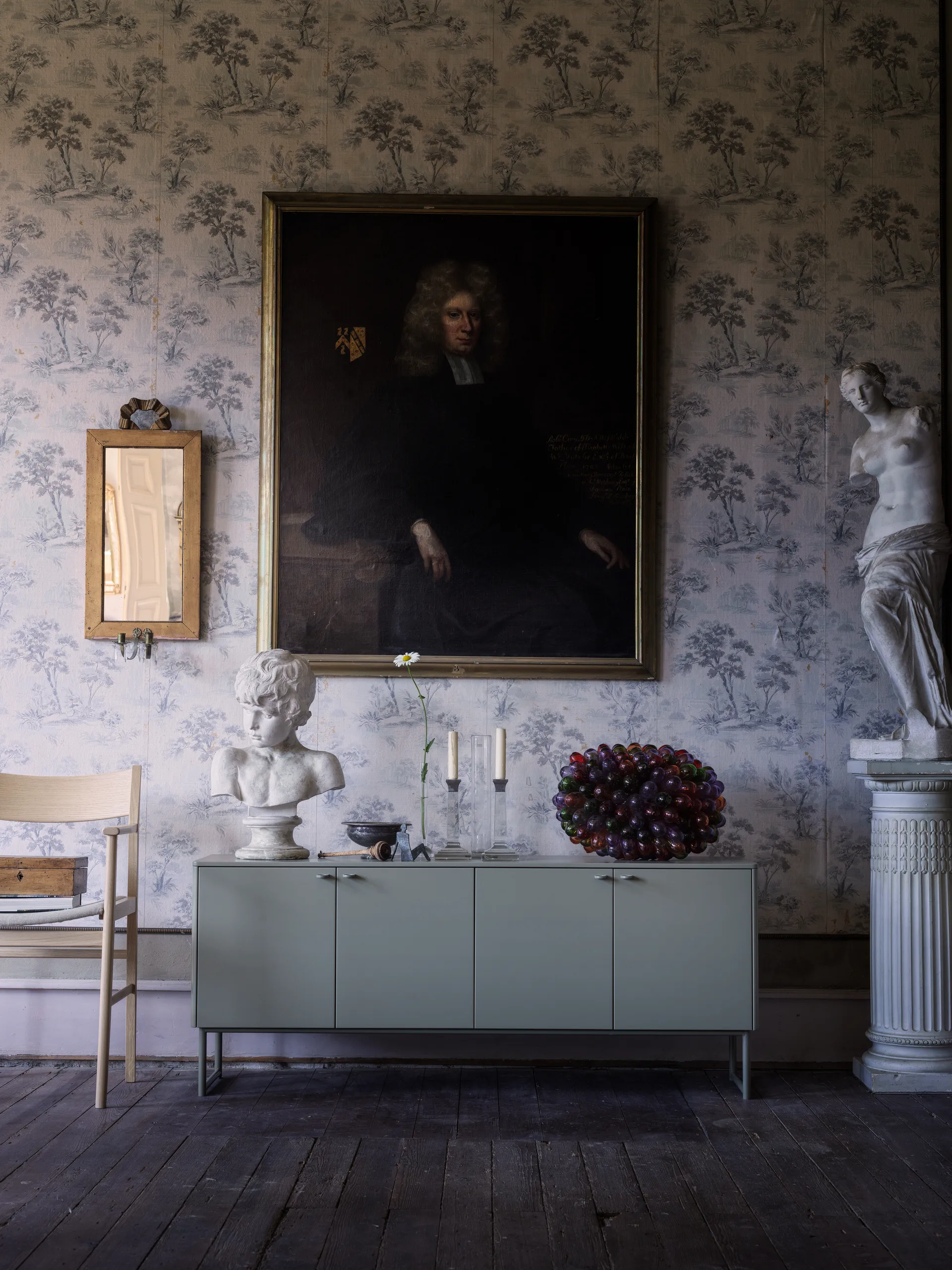 Buffet Deus 60 cm, Gris olive Mavis