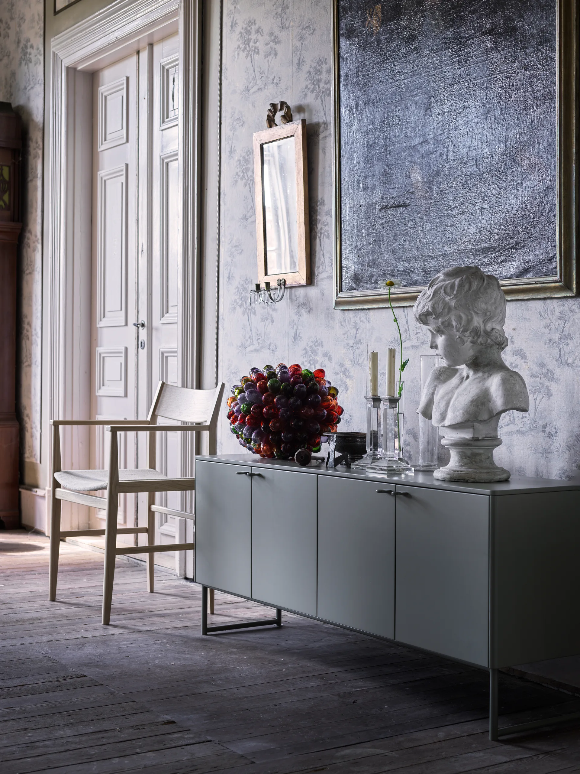 Buffet Deus 75 cm, Gris olive Mavis