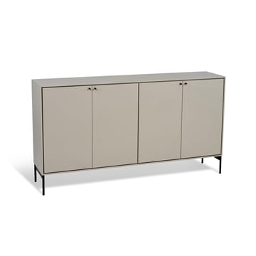 Buffet Volt 80x148 cm - Beige-noir - Mavis