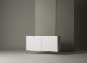 Buffet Volt 80x148 cm - Blanc laqué - Mavis
