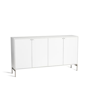 Buffet Volt 80x148 cm - Blanc laqué - Mavis