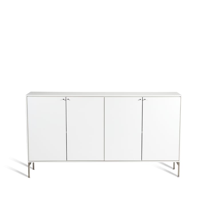 Buffet Volt 80x148 cm - Blanc laqué - Mavis