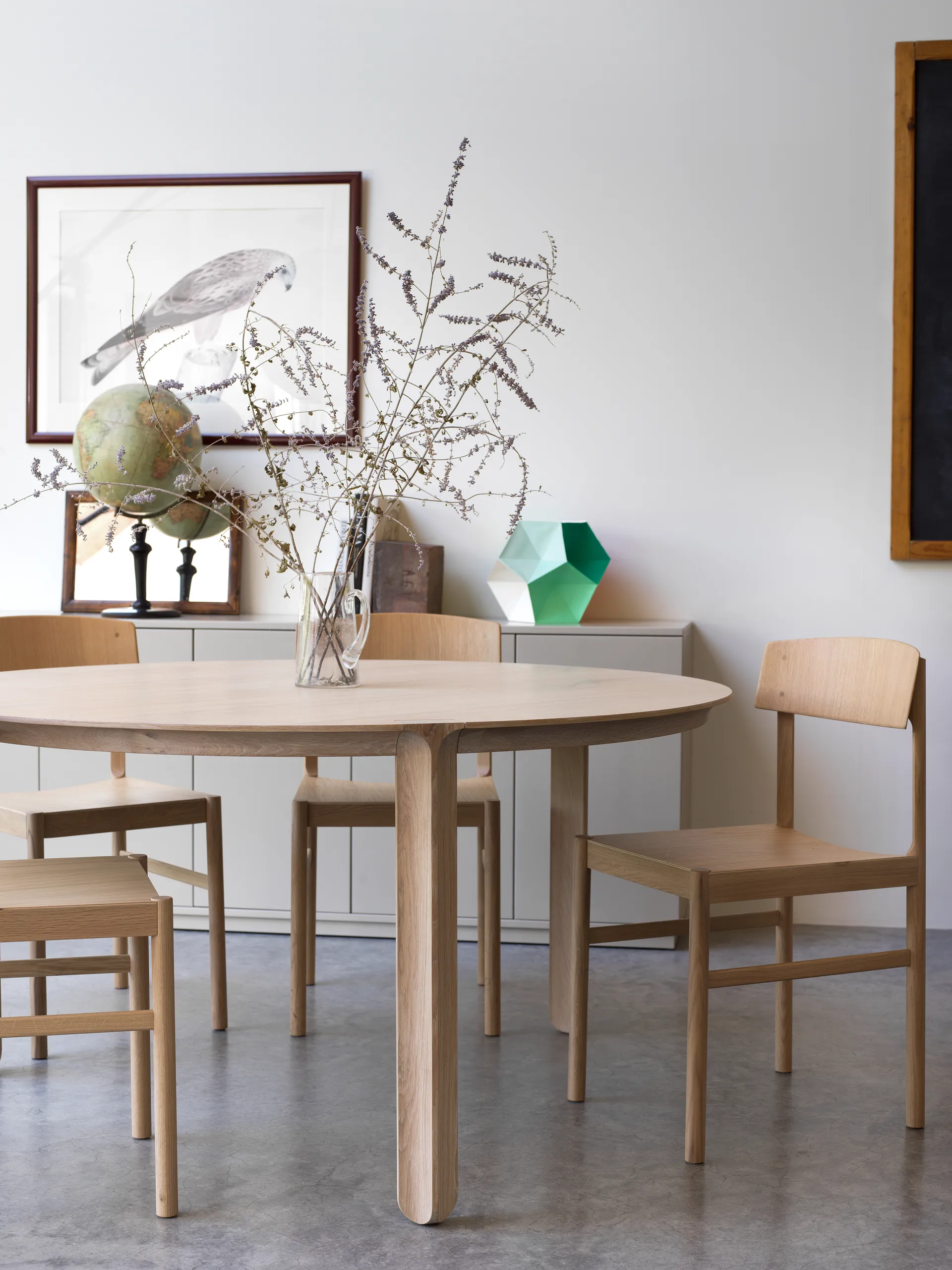 Chaise Rod, Chêne blanchi à l’huile Mavis