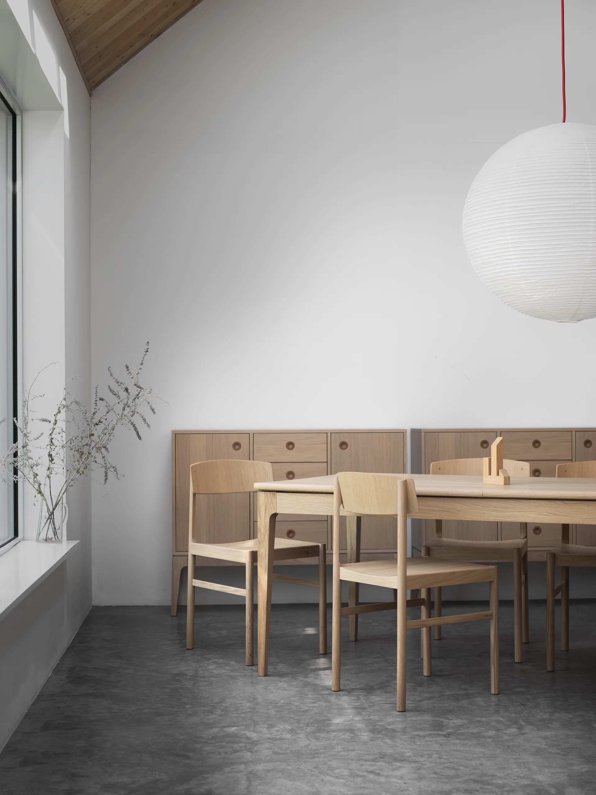 Chaise Rod, Chêne blanchi à l’huile Mavis