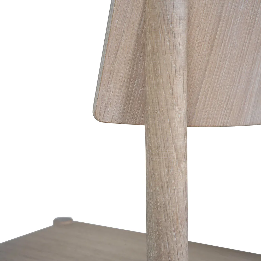 Chaise Rod, Chêne blanchi à l’huile Mavis