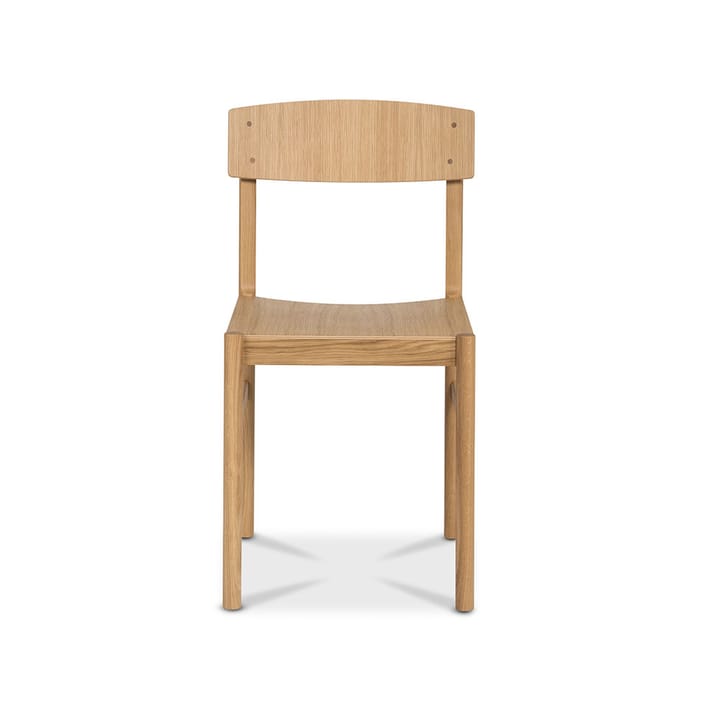 Chaise Rod - Chêne blanchi mat laqué - Mavis