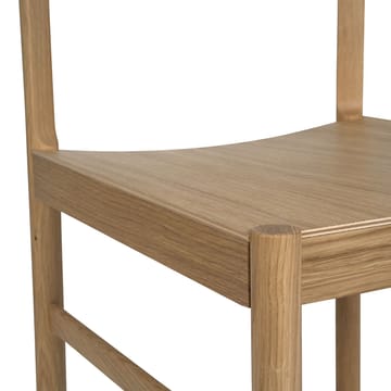 Chaise Rod - Chêne blanchi mat laqué - Mavis
