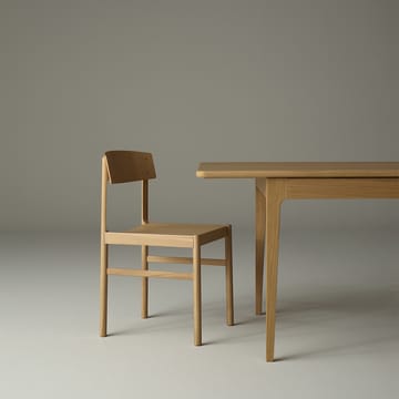 Chaise Rod - Chêne blanchi mat laqué - Mavis
