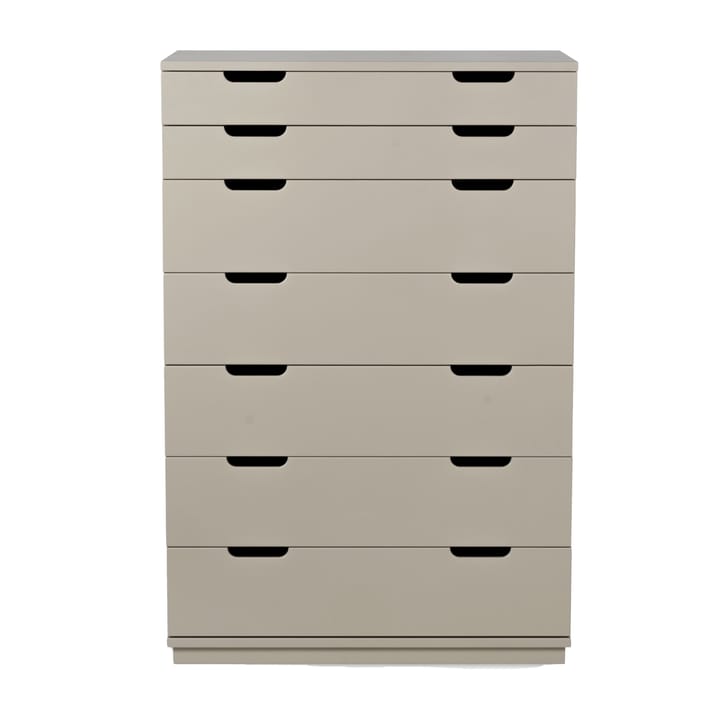 Commode Aoko 7 tiroirs - Beige - Mavis