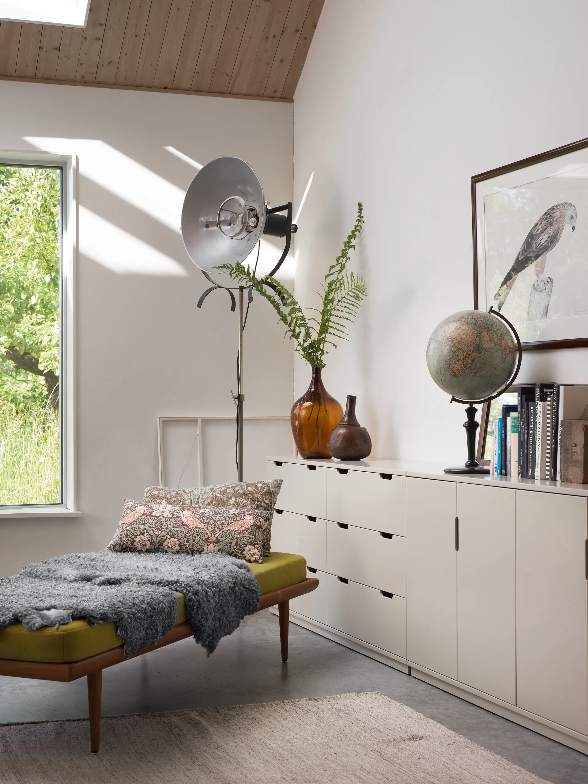 Commode Aoko double 6 tiroirs, Beige Mavis